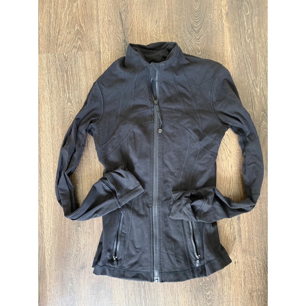 Lululemon Define Jacket Black Size 4 Full Zip Luon Yoga Activewear